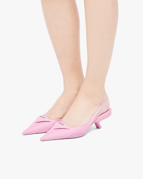 Primula Nylon gabardine slingback pumps - Image 5