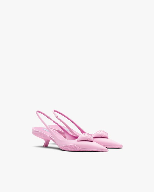 Primula Nylon gabardine slingback pumps