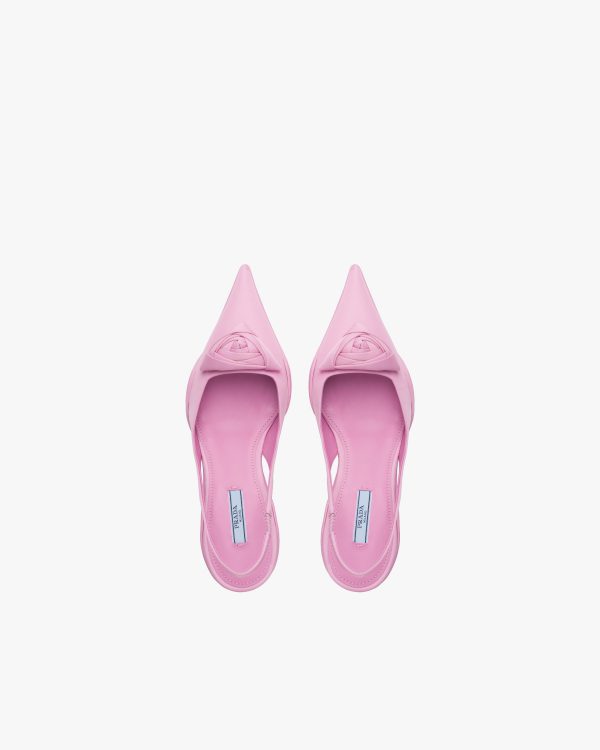 Primula Nylon gabardine slingback pumps - Image 4