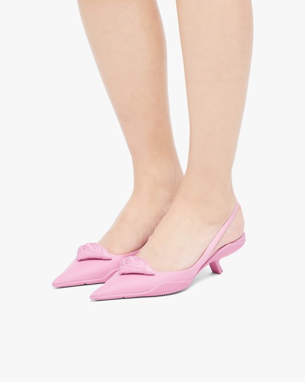 Primula Nylon gabardine slingback pumps - Image 5