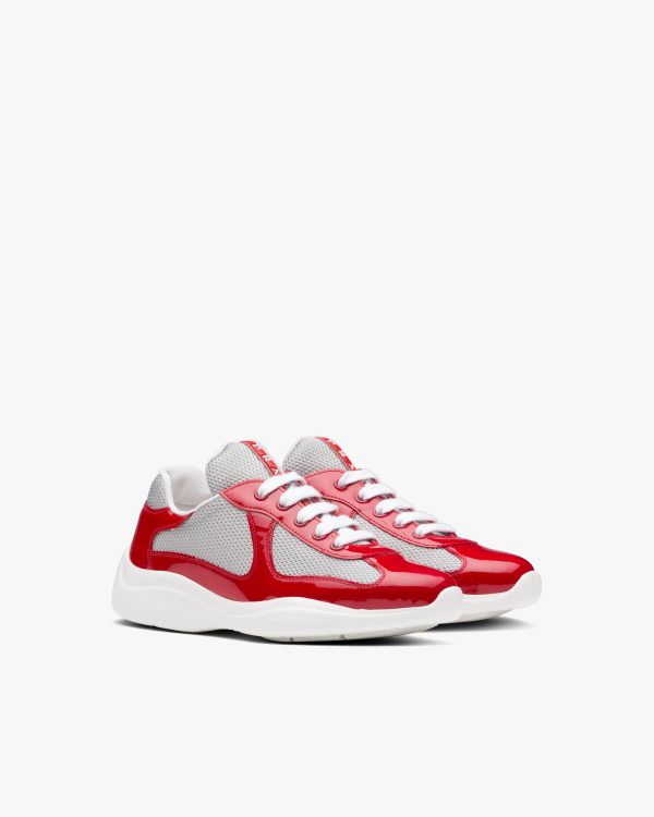 Red Prada Americas Cup sneakers
