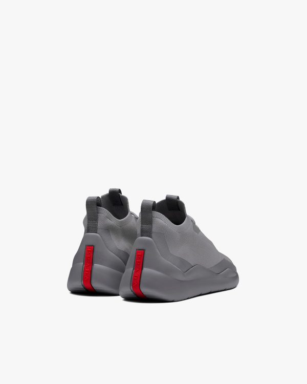 Steel Gray Linea Rossa Toblach Techno Knit LR sneakers - Image 3