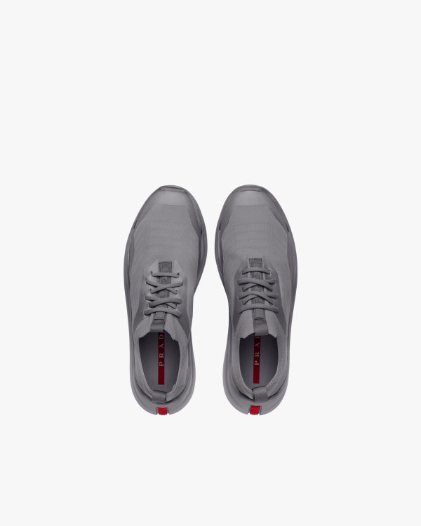 Steel Gray Linea Rossa Toblach Techno Knit LR sneakers - Image 4