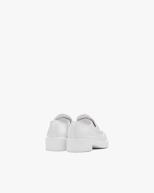 White Chocolate brushed leather loafers - Image 3