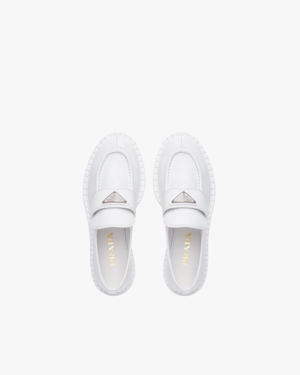 White Chocolate brushed leather loafers - Image 4