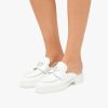 White Chocolate brushed leather mules - Image 5