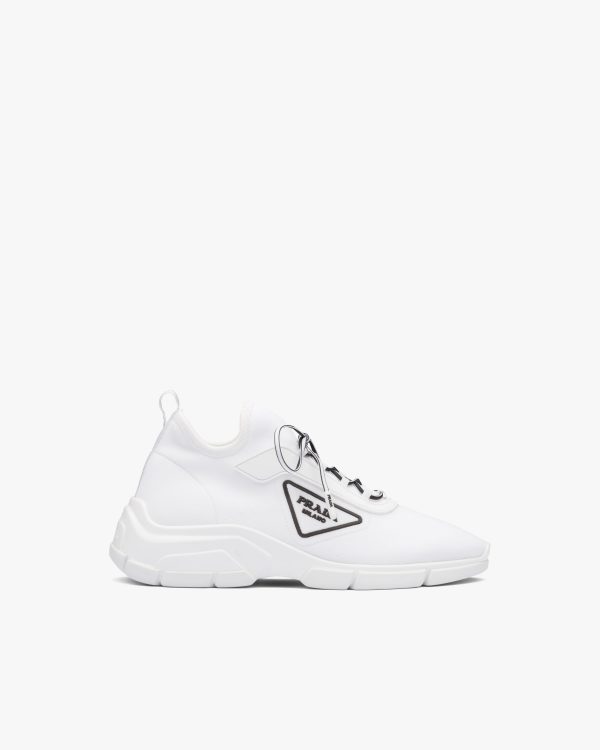 White Knit sneakers - Image 2