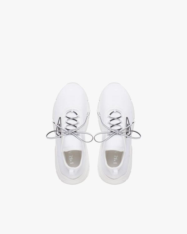 White Knit sneakers - Image 4