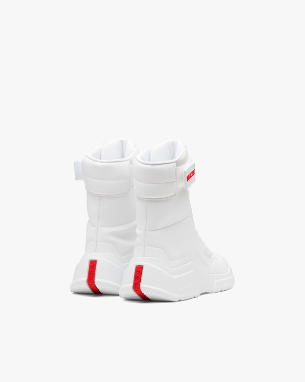 White Prada Polarius 19 LR high-top sneakers - Image 3