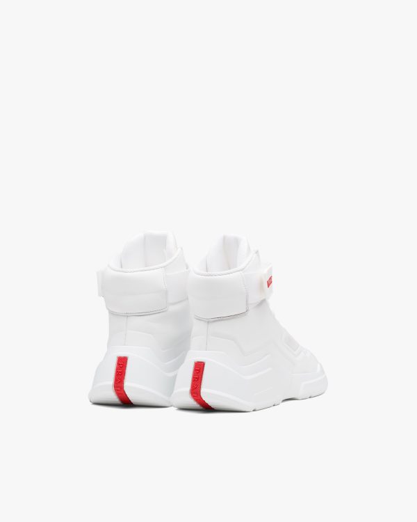 White Prada Polarius 19 LR high-top sneakers - Image 3