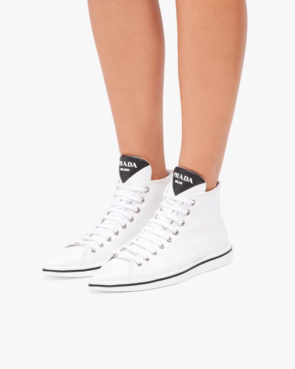 White Prada Synthesis high-top sneakers - Image 5