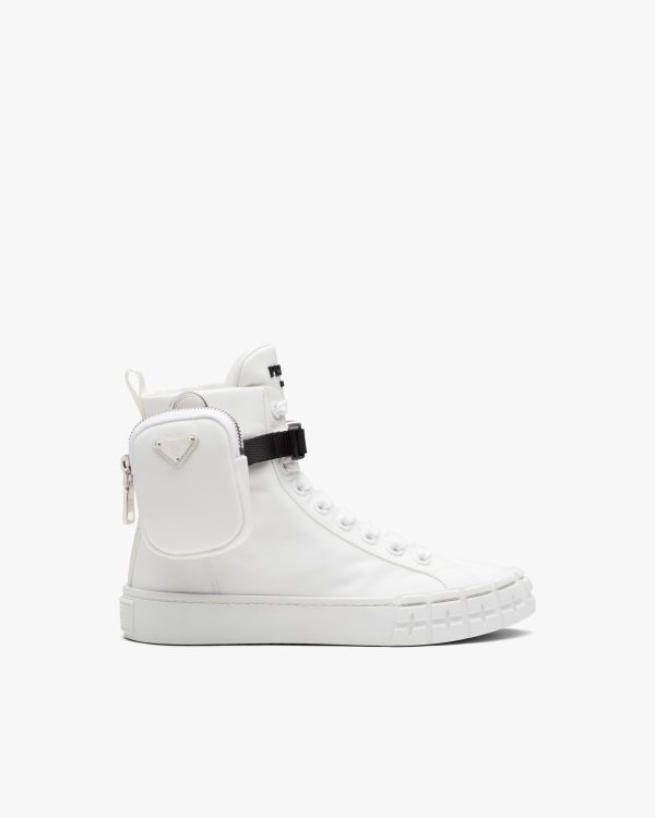 White Wheel Re-Nylon Gabardine high-top sneakers - Image 2