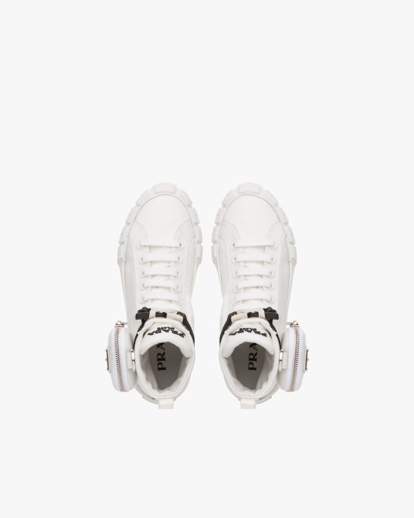 White Wheel Re-Nylon Gabardine high-top sneakers - Image 4
