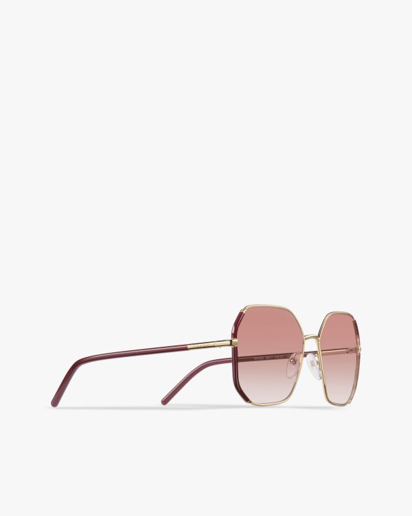 Coral Gradient Lenses Prada Decode sunglasses - Image 3