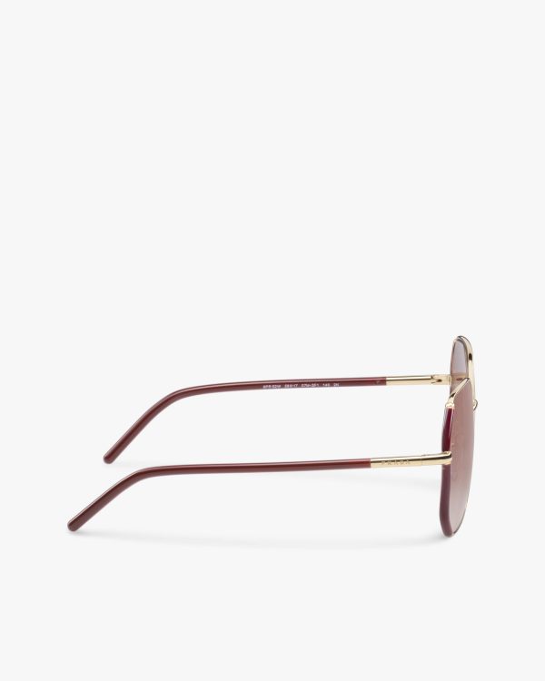Coral Gradient Lenses Prada Decode sunglasses - Image 4