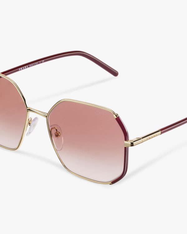 Coral Gradient Lenses Prada Decode sunglasses - Image 5