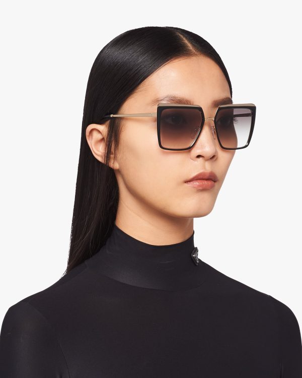 Gradient Anthracite Gray Lenses Prada Cinema sunglasses - Image 2