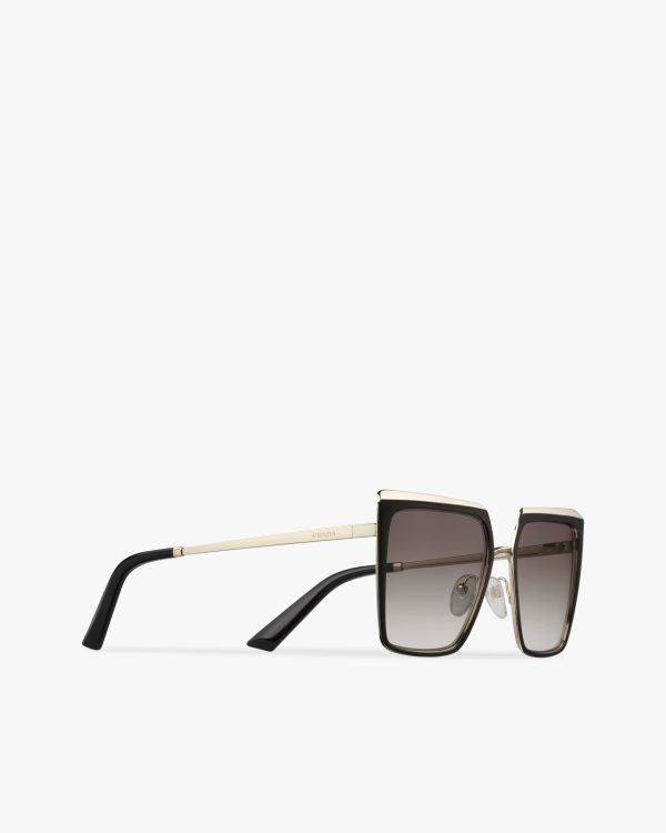 Gradient Anthracite Gray Lenses Prada Cinema sunglasses - Image 3