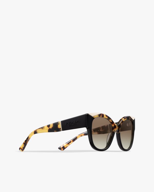 Gradient Anthracite Gray Lenses Prada Monochrome sunglasses - Image 3