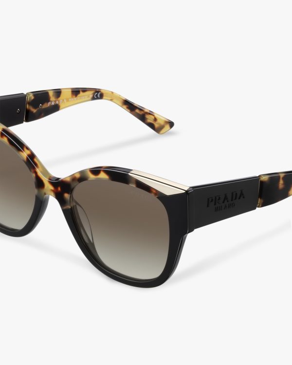 Gradient Anthracite Gray Lenses Prada Monochrome sunglasses - Image 5