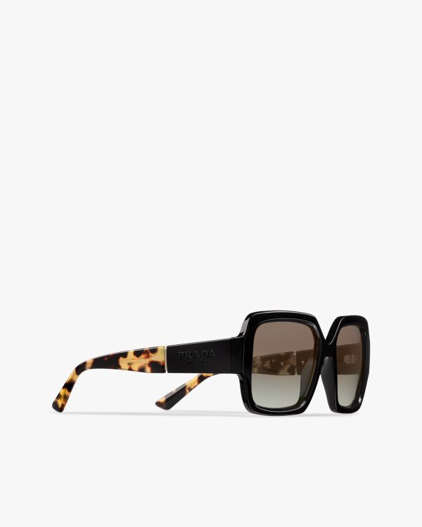 Gradient Anthracite Gray Lenses Prada Monochrome sunglasses - Image 3