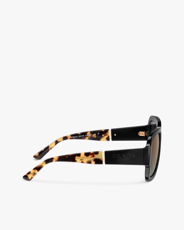Gradient Anthracite Gray Lenses Prada Monochrome sunglasses - Image 4