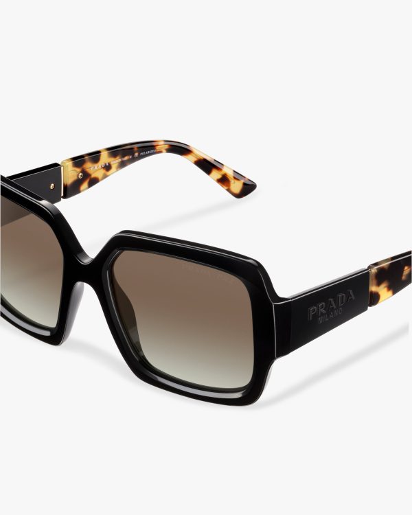 Gradient Anthracite Gray Lenses Prada Monochrome sunglasses - Image 5