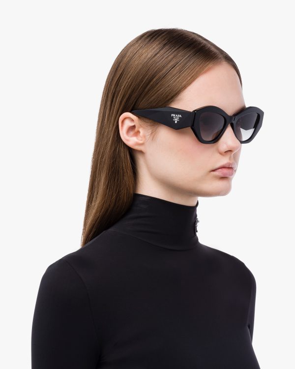 Gradient Anthracite Gray Lenses Prada Symbole sunglasses - Image 2