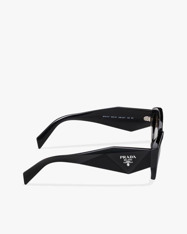 Gradient Anthracite Gray Lenses Prada Symbole sunglasses - Image 4