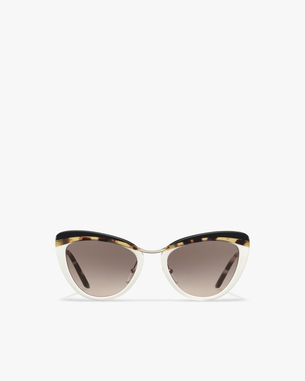 Gradient Anthracite Gray To Cammeo Beige Lenses Prada Cinema sunglasses
