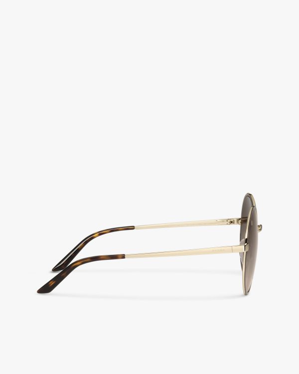 Gradient Anthracite Gray To Cammeo Beige Lenses Prada Eyewear Collection sunglasses - Image 4