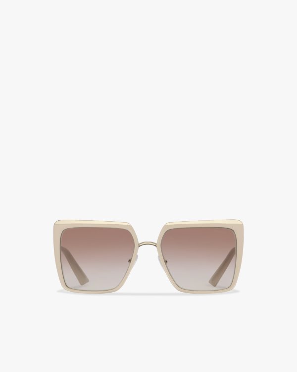 Gradient Coffee To Ivory Lenses Prada Cinema sunglasses