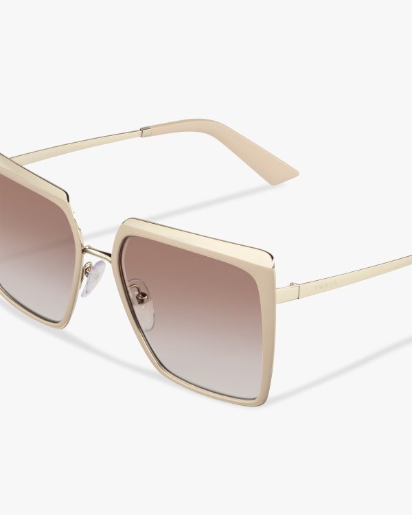 Gradient Coffee To Ivory Lenses Prada Cinema sunglasses - Image 5