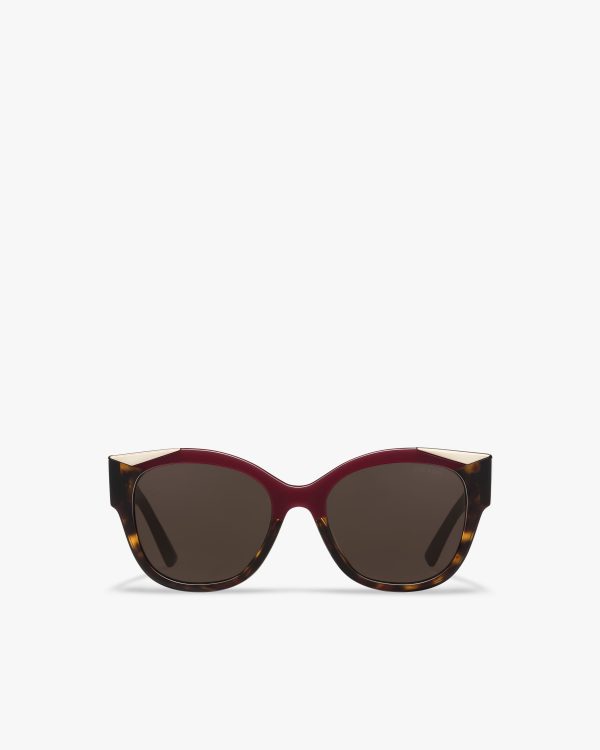 Gradient Sienna To Olive Green Lenses Prada Monochrome sunglasses
