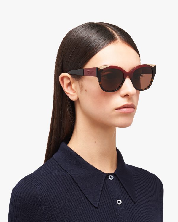 Gradient Sienna To Olive Green Lenses Prada Monochrome sunglasses - Image 2