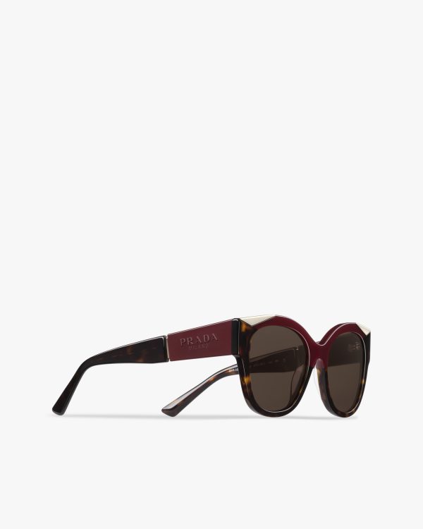 Gradient Sienna To Olive Green Lenses Prada Monochrome sunglasses - Image 3