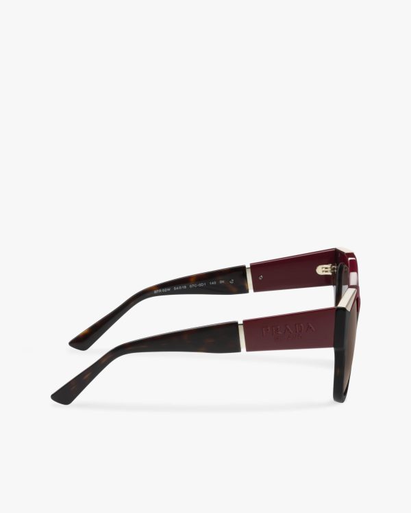 Gradient Sienna To Olive Green Lenses Prada Monochrome sunglasses - Image 4