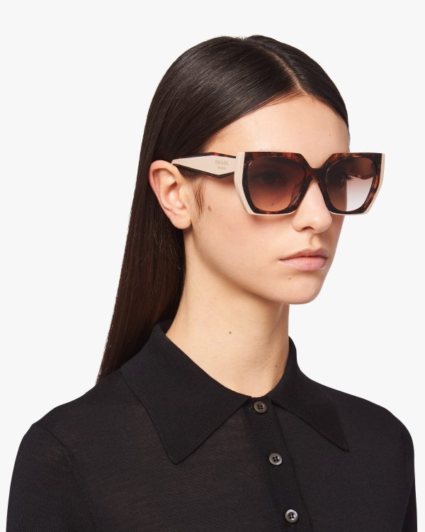 Opaque Gradient Dark Brown Lenses Prada Eyewear Collection sunglasses - Image 2