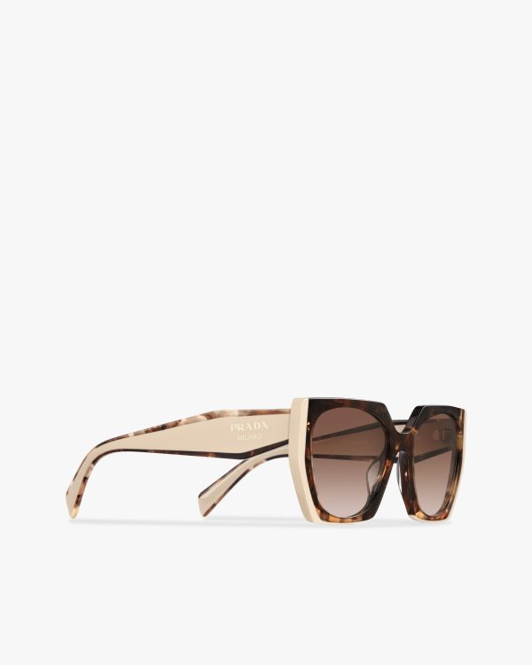 Opaque Gradient Dark Brown Lenses Prada Eyewear Collection sunglasses - Image 3
