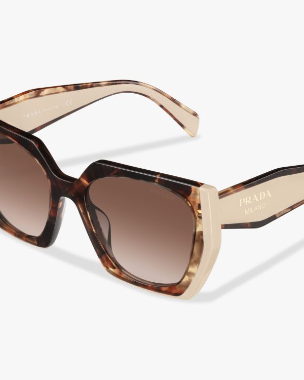 Opaque Gradient Dark Brown Lenses Prada Eyewear Collection sunglasses - Image 5