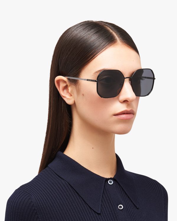 Polarized Black Lenses Prada Decode sunglasses - Image 2