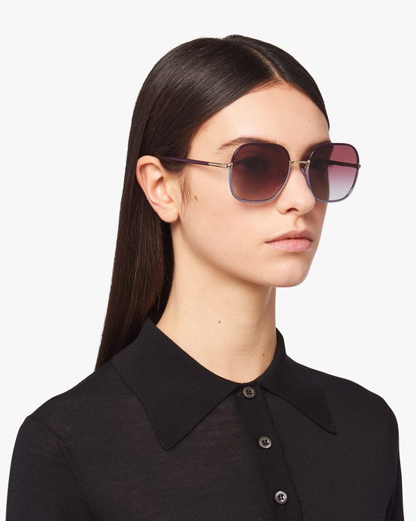 Purple Lenses Prada Decode sunglasses - Image 2