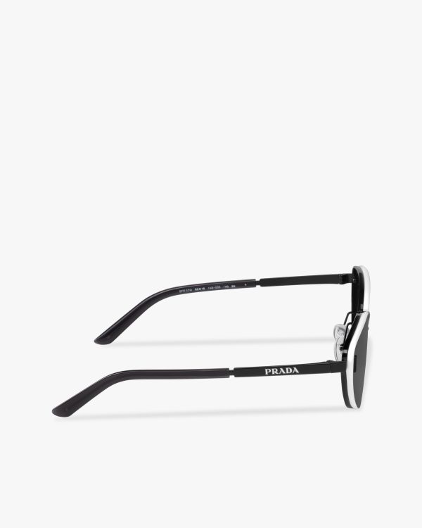 Slate Gray/white Lenses Prada Duple sunglasses - Image 4