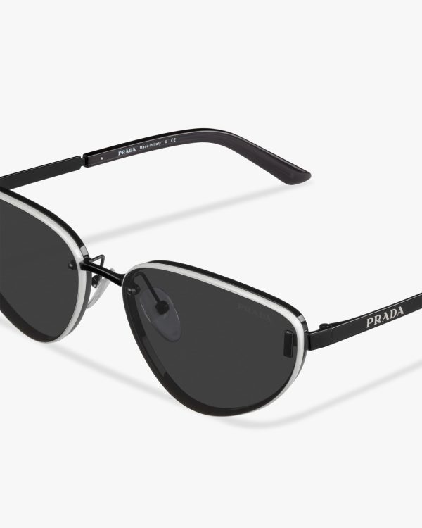 Slate Gray/white Lenses Prada Duple sunglasses - Image 5