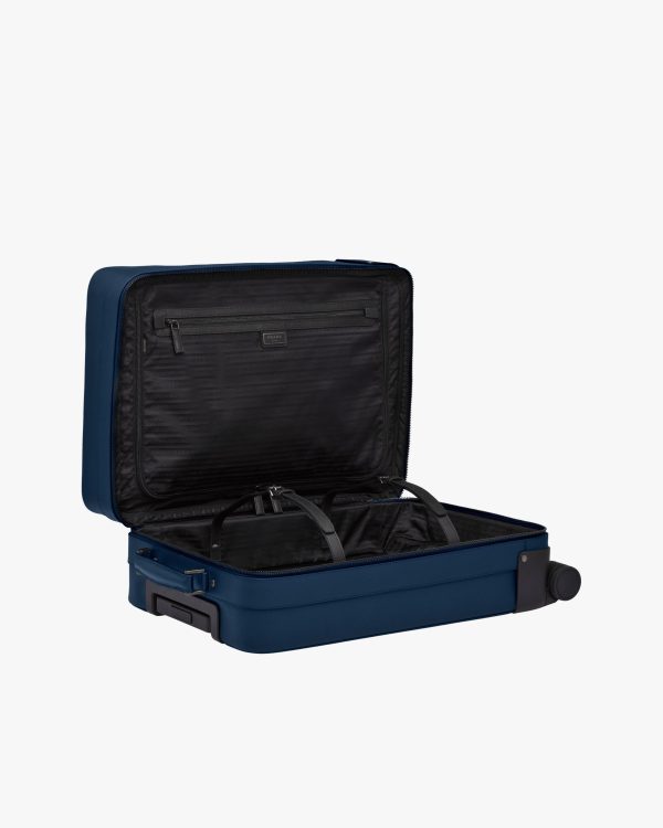 Baltic Blue Saffiano Leather Trolley - Image 5