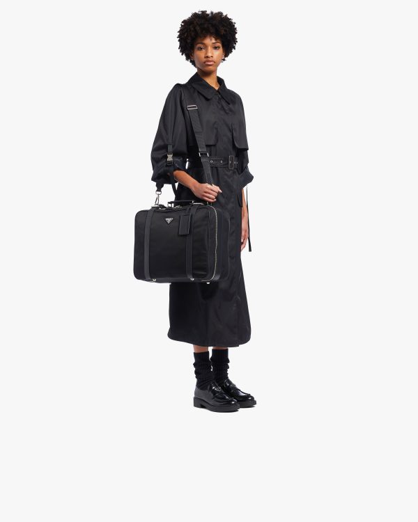 Black Fabric Suitcase - Image 2