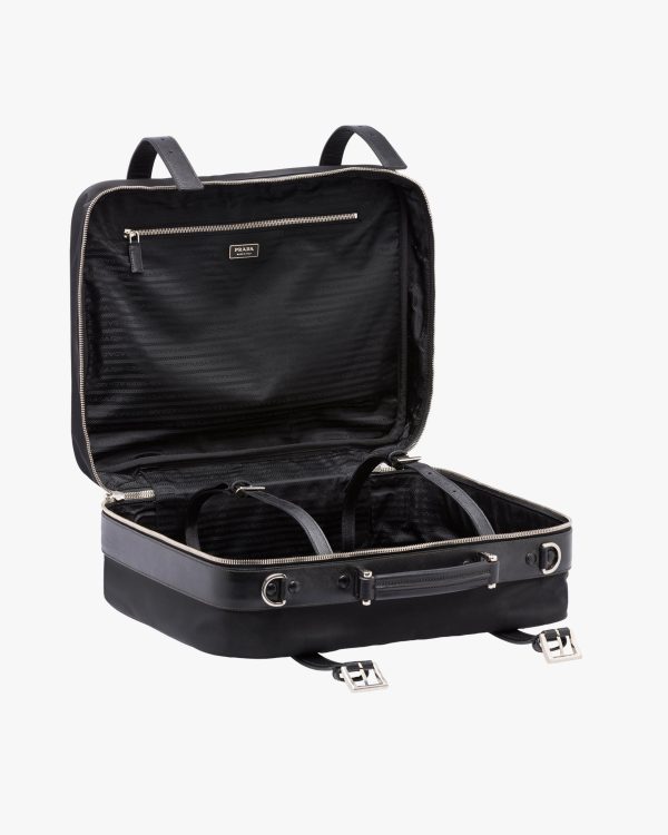 Black Fabric Suitcase - Image 5