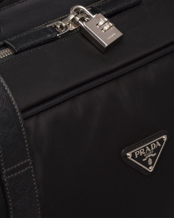 Black Fabric Suitcase - Image 6