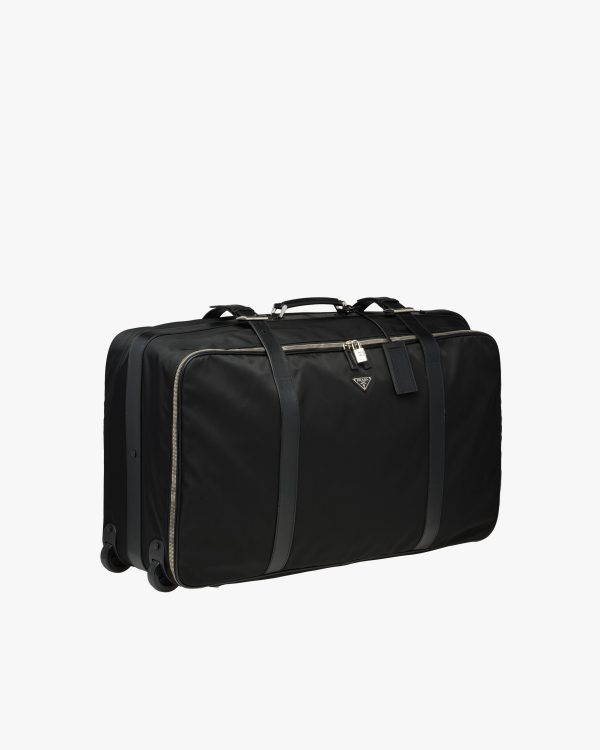 Black Nylon Semi-Rigid Suitcase - Image 3