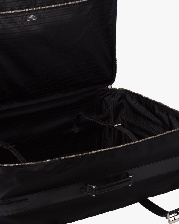 Black Nylon Semi-Rigid Suitcase - Image 5
